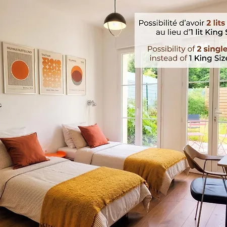 La Maison Marne&bois - Private Suite&garden, Kitchenette, Near Paris